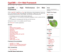 Tablet Screenshot of cppcms.com