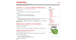 Desktop Screenshot of blog.cppcms.com